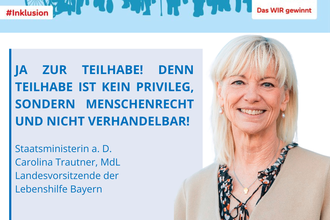 Grafik "Ja zur Teilhabe" zum 5. Mai 2026.