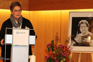 Hildegard Metzger bei der Gedenkfeier für Barbara Stamm (Foto: LHB - Anita Sajer)