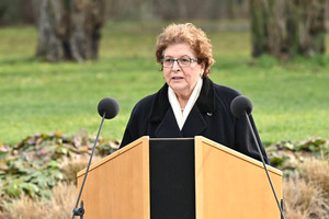 Barbara Stamm bei der Gedenkfeier in Würzburg (Bildarchiv Bayerischer Landtag, Foto: Rolf Poss)