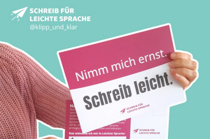 Postkartenaktion Leichte Sprache (Bild: LH Wuerzburg)