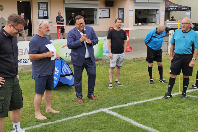 Bild von der Begruessung.