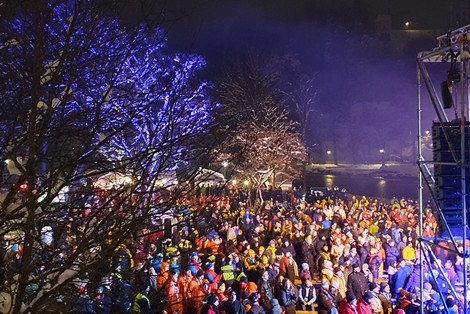 Stimmungsvolle Eröffnungsfeier der SOBY-Winterspiele 2023 in Bad Tölz (Foto: LHB - Jürgen Auer)